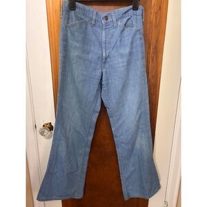 Vintage Levis For Men Orange Tab 40565-0812 Flare Leg Jeans Light Wash Blue USA